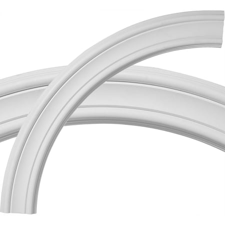 Ekena Millwork 36 1/2"OD x 30 1/4"ID x 3 1/8"W x 3/4"P Pierced Ceiling Ring (1/4 of complete circle) CR35PI